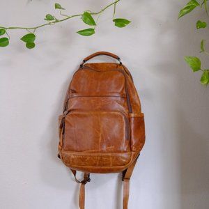 Frye Logan Backpack (Cognac)